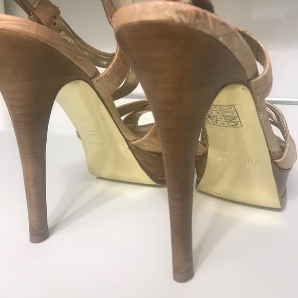 Guess Marciano PMTommy leather platform heels shoes - Picture 3 of 6